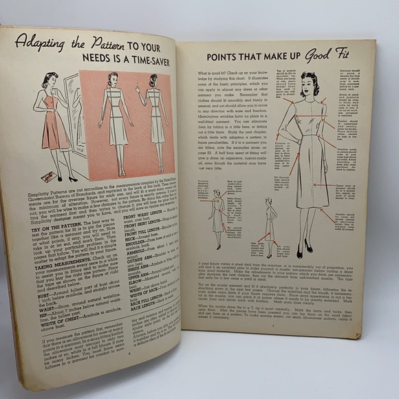 1940 Simplicity Sewing Book Fully Illustrated 600 Pictures - Picture 9 of 14